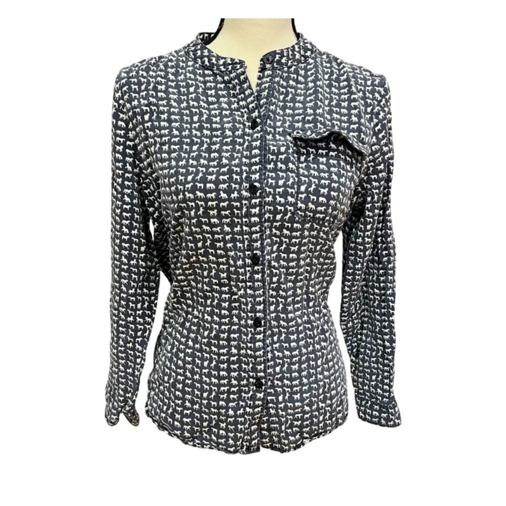 Liz Claiborne Horse Blouse